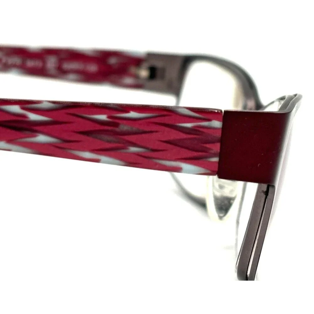 FYSH UK 3473 Women's Eyeglass Frame 987 Burgundy 52017-135‎ Optical Metal EUC